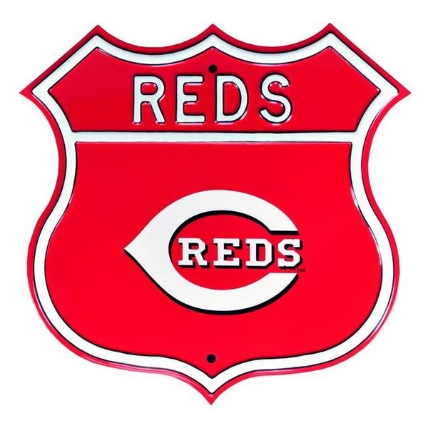 Authentic Street Signs Authentic Street Signs 33019 Cincinnati Reds Route Street Sign 33019